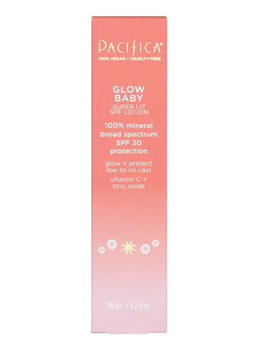 Pacifica Protector Solar Mineral Ligero Pacifica Glow Baby