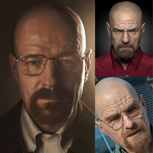 / Breaking Bad Halloween Party Props Walter White Mas