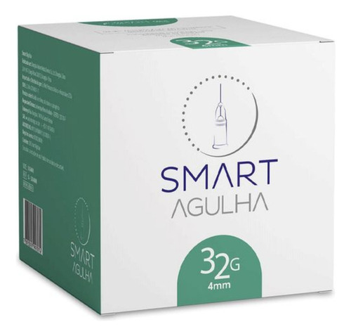 Agulha Para Toxina Botulínica 32gx4mm Cx 100uni Smart Gr