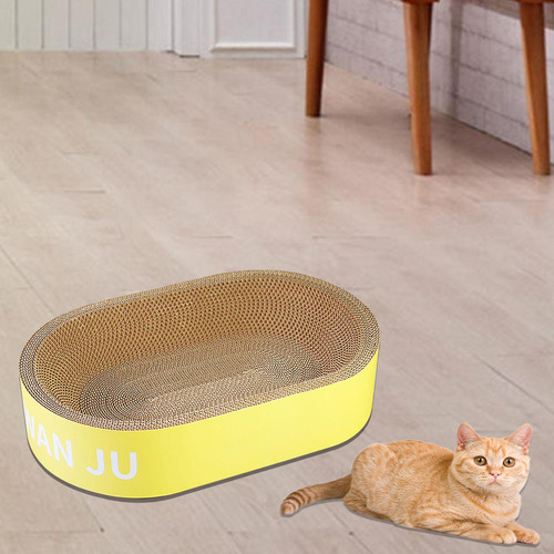 Cartón Nido Para Dormir De Cama Ovalada Salón Resistente M