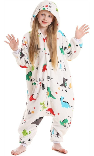 Pijama De Animales Halloween Para Niñas Y Niños Talla