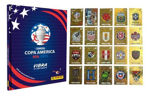 Album Tapa Dura Copa America 2024  + Todas Las Laminas