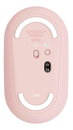 Imagen 4 de 4 de Mouse inalámbrico Logitech Pebble M350 rosa