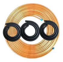 Comprar Caño Cobre Rollo 1\u002F2 + Aislantes 1\u002F2 Refrigeracion