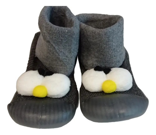 Media Pantufla Botita Antideslizante Bebes Niño-a Suel Goma Surtido Nene 24-25