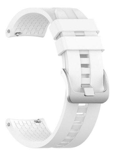 Pulseira Silicone Clássica Para Amazfit Gtr 47mm (22mm) Cor Branco