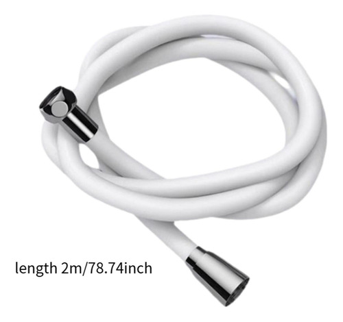 Manguera De Ducha Universal Resistente A Altas Blanco 2m