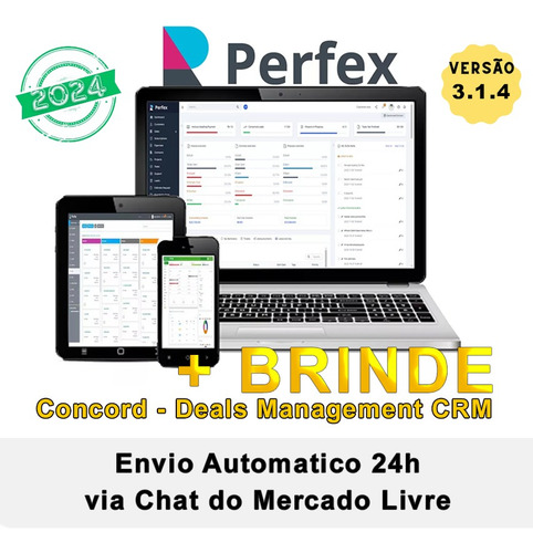 Crm Php Scripts - 2024 - Envio Imediato 24h + 122 Módulos