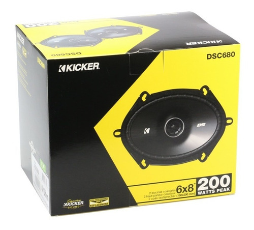 Imagen 10 de 10 de Bocinas Kicker Dsc6804 200w Max 6x8 5x7 Ford