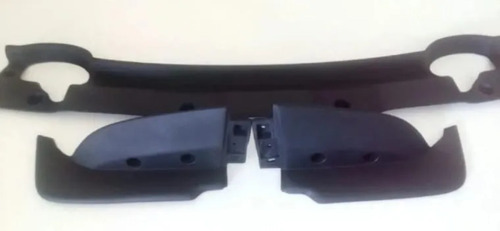 Spoiler Saia Acabamento + Ponteiras Nissan Frontier 2012/15