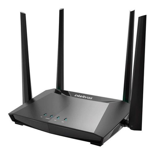 Imagem 3 de 5 de Roteador, Repetidor, Access point Intelbras ACtion RG 1200 preto 100V/240V