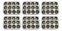 Comprar Kit 6 Formas De Cupcakes 12 Cavidades Antiaderente