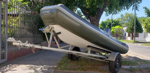 Semirrigido Kiel 360 Motor Mariner 30 Hp Trailer Completo!!