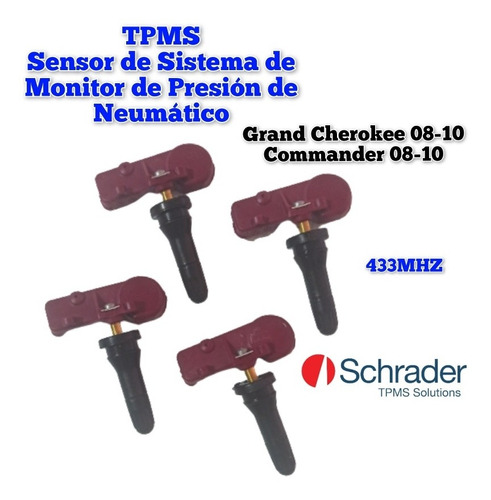 Sensor Tpms Presión Caucho Jeep Commander 2008 2009 2010