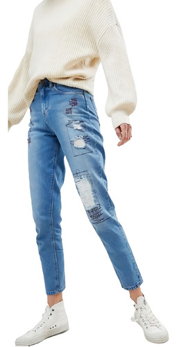 Mom Jeans Asos Waven Elsa Patched