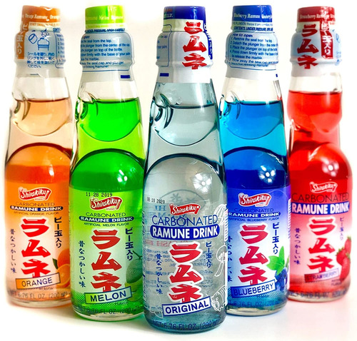 Paquete Variado De Soda Japonesa De Ramune, Varios Sabores D