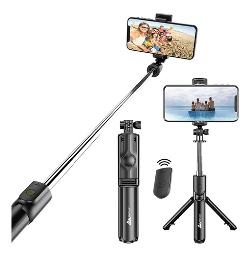 Baston Selfies Monopod Con Disparador Bluetooth Y Tripode