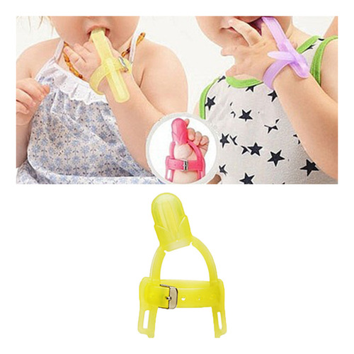 Silicona Ajustable Pulgar Chupando Dedo Protector Morder