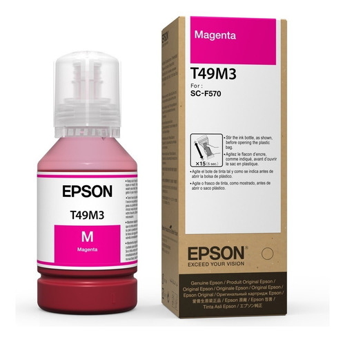 Tinta Epson T49M3 magenta 140ml