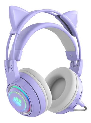 Auriculares Inalámbricos Bluetooth Estéreo T25 Rgb Morados