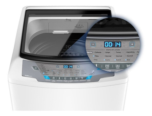 Imagen 6 de 10 de Lavarropas Carga Superior Electrolux Elac309 9 Kilos Outlet