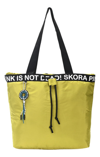 Bolso Shopper Urbano Skora Pink Cloud Soga Regulable 