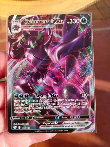 Carta Pokemon Grimmsnarl VMAX Português 115/189 Card Original