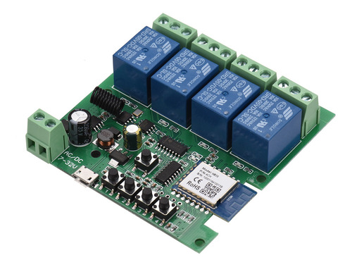Imagen 8 de 9 de Tuya Wifi+bt 433mhz Interruptor Inalámbrico De Control Remot