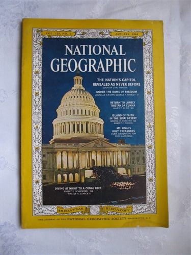 9 Revistas National Geographic 1964 Cada Una 360