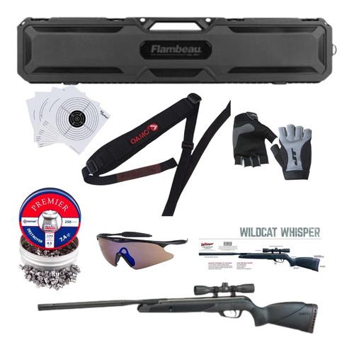 Rifle Gamo Wildcat Whisper 4.5mm Nitro Piston Xchws C