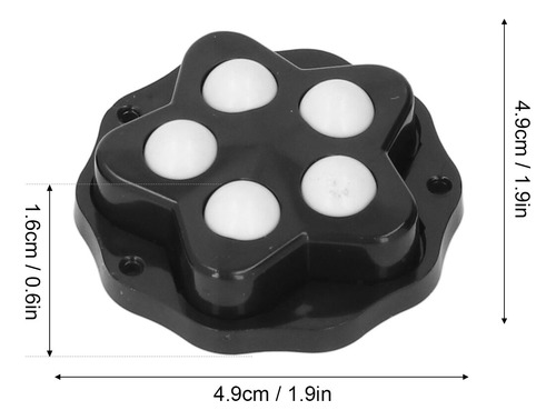 Rueda Giratoria, 12 Unidades, Autoadhesiva, Rotación De 360°