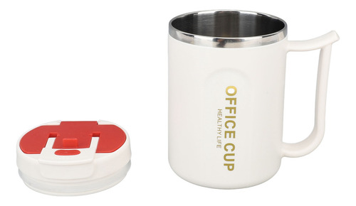 Tampa E Alça De Caneca De Café Isolados Em Aço Inoxidável 30