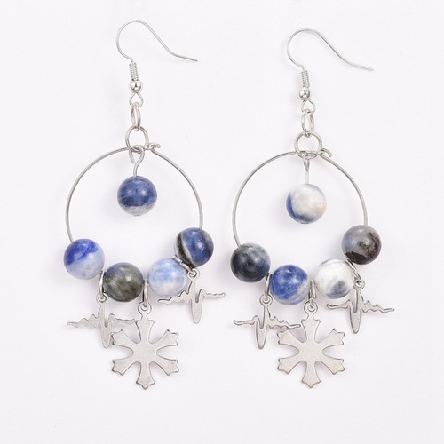 Aretes En Paquete Piedras Semipreciosas Conjunto 4203