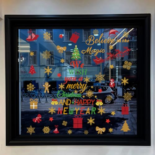 Calcomanías De Pared Con Citas De Feliz Navidad Para Decorar