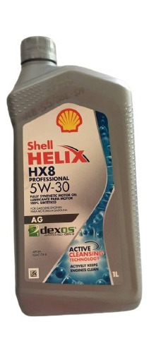 Aceite Motor 5w30 Full Sintetico Shell Original Helix Hx8 1l