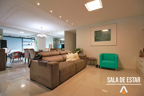 Acrc Imóveis - Apartamento À Venda, Com Amplo Terraço, 03 Dormitórios Sendo 01 Suíte E 02 Vagas De Garagem. - Ap01219 - 32143020