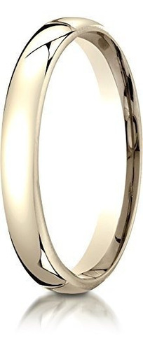 Anillo De Bodas Confort Europeo Oro 18k 3.5mm, Talla 8.