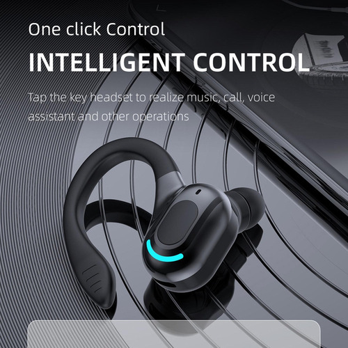 Auriculares Gancho Para La Oreja Bluetooth 5.2 Micrófono