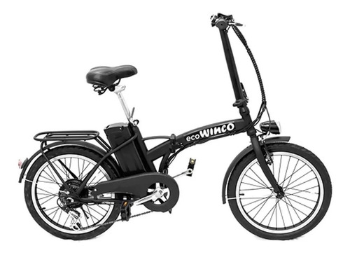 Bicicleta Eléctrica Plegable Winco Fashion Bat Recargable