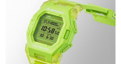 Reloj Casio Moda Modelo: Gd-b500s-3cr Correa Amarillo
