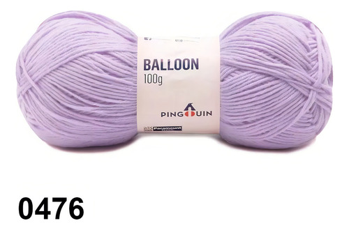 Lana con forma de globo de pingüino, 100 g, 300 metros, Tex 333, para tejer a ganchillo, color 0476, Depéche