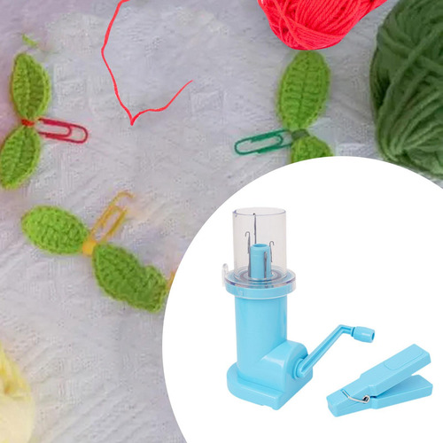 Carrete De Mano Para Tejer, Máquina De Tejer Manual, Azul