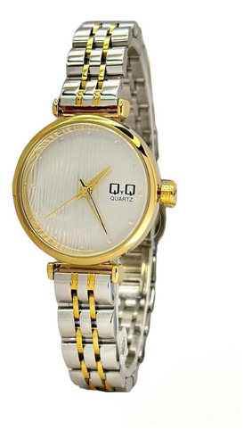 Reloj Q&q Qyq Original Mujer Acero Dorado + Envío Gratis