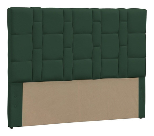  Cabeceira de cama box D'Monegatto Carlotta Casal 160cm x 125cm Suede verde-musgo