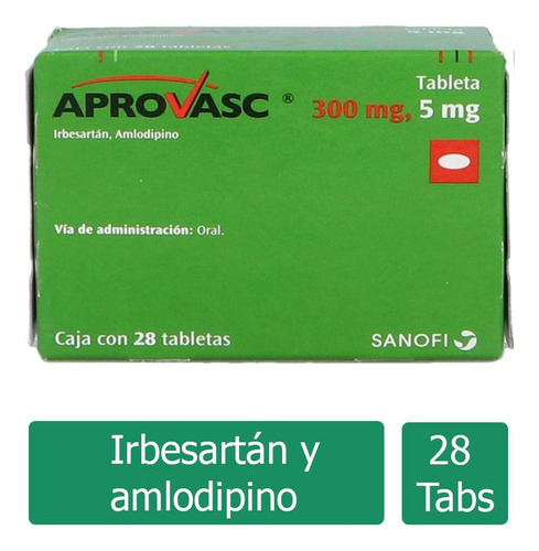 Aprovasc 300 Mg / 5 Mg Caja Con 28 Tabletas
