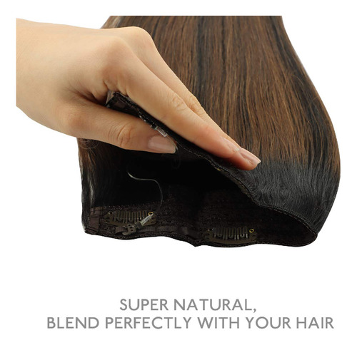 Extensiones De Cabello Con Alambre, Cabello Natural 16
