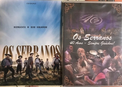 Cd - Os Serranos - Renasce O Rio Grande (cd Duplo) + 01 Dvd 