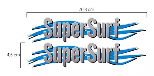 Par Adesivo Super Surf Saveiro 2003 2004 2005 2006 2007 2008