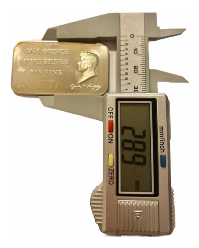 Wow Medalla De Plata De 1 Onza Conmemorando A John F Kennedy (Usado)