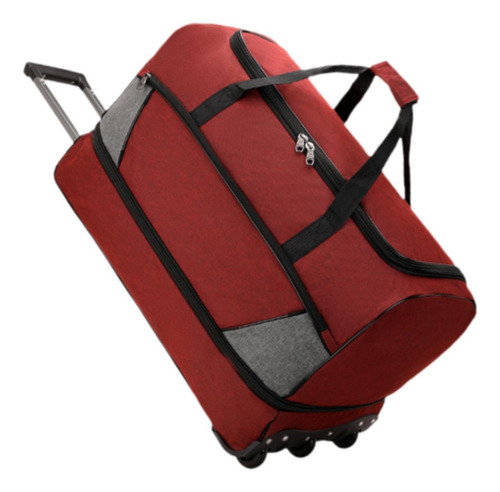 Bolso De Lona Enrollable De Ruedas Bolso Bolso Bolso S Rojo